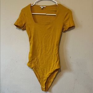 Bar 3 Yellow Bodysuit